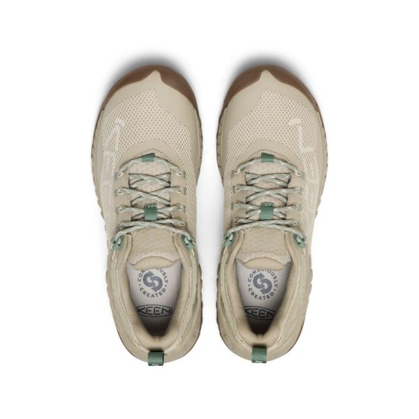 Women's NXIS EVO Waterproof Shoe  |  Abbey Stone/Iceberg Green - Image 4