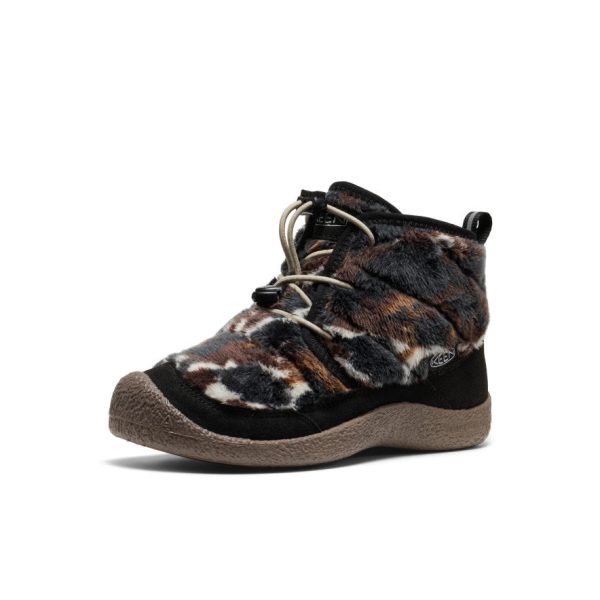 Big Kids' Howser II Waterproof Chukka  |  Black/Star White - Image 3