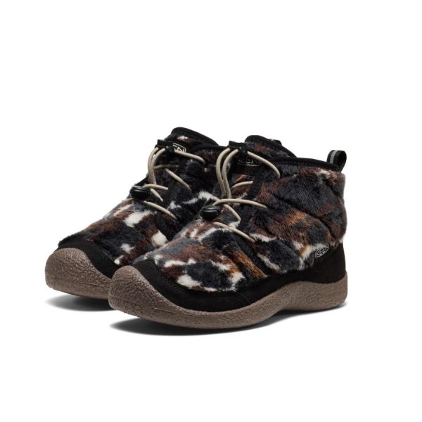 Big Kids' Howser II Waterproof Chukka  |  Black/Star White - Image 2