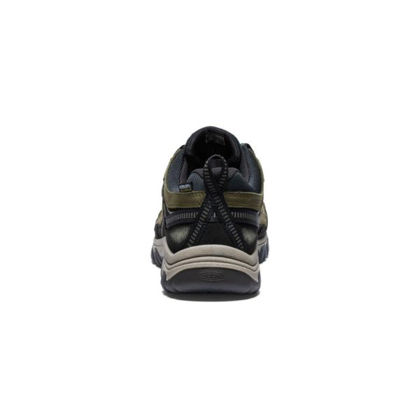 Men's Targhee IV Waterproof Hiking Shoe  |  Dark Olive/Gold Flame - Image 5