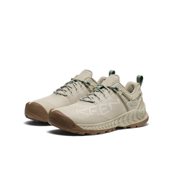Women's NXIS EVO Waterproof Shoe  |  Abbey Stone/Iceberg Green - Image 2