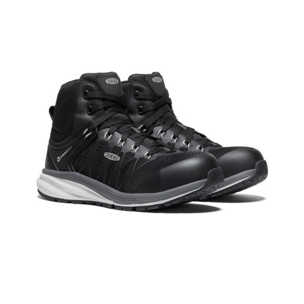 Women's Vista Energy Mid (Carbon Toe)  |  Vapor/Black - Image 2