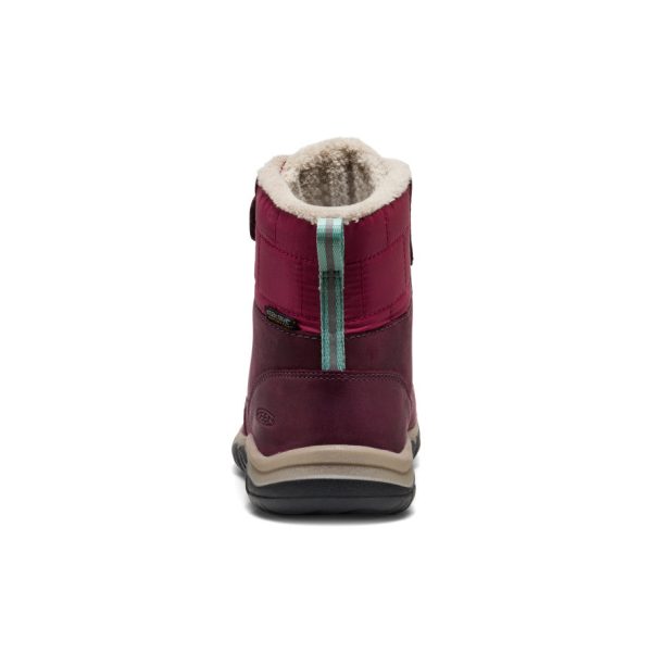 Little Kids' Kanibou Waterproof Winter Boot  |  Fig/Pink Lemonade - Image 5