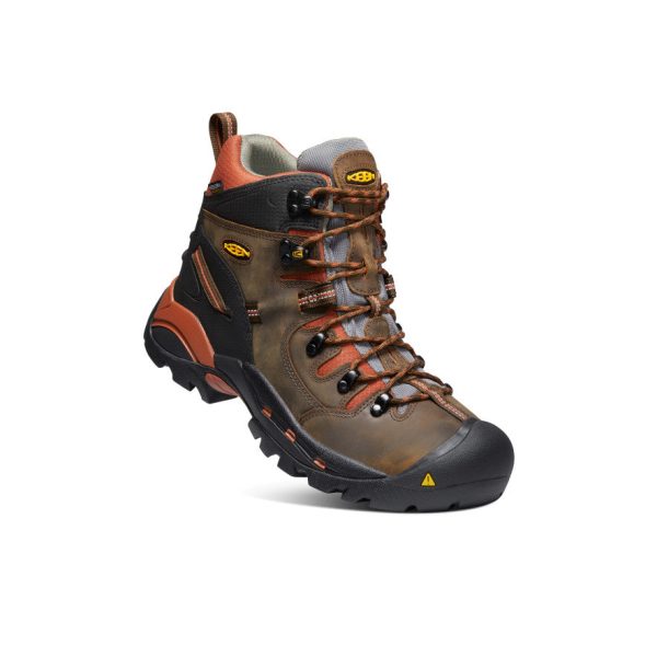 Men's Pittsburgh 6 Waterproof Boot (Soft Toe)  |  Cascade Brown/Bombay Brown - Image 3