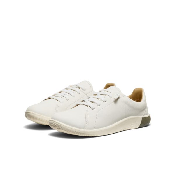 Women's KNX Leather Sneaker  |  Star White/Star White - Image 2