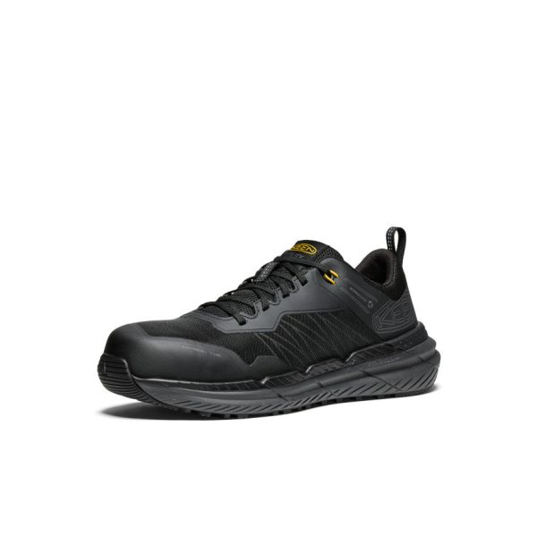Men's Speedworks Work Sneaker (Carbon Toe)  |  Black/Steel Grey - Image 3
