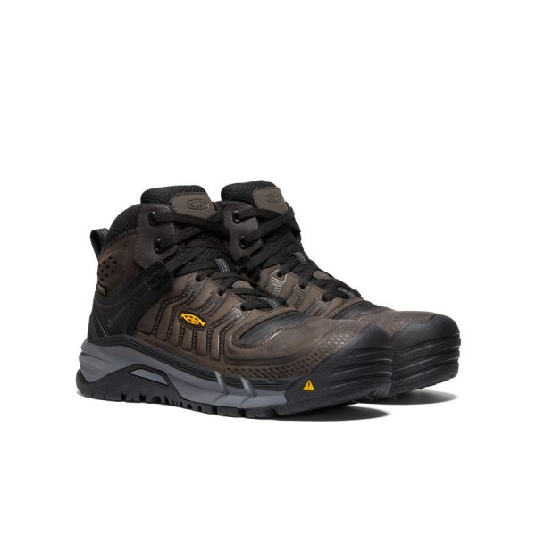Men's Kansas City+ Waterproof Mid (Carbon Toe)  |  Coffee Bean/Black - Image 2