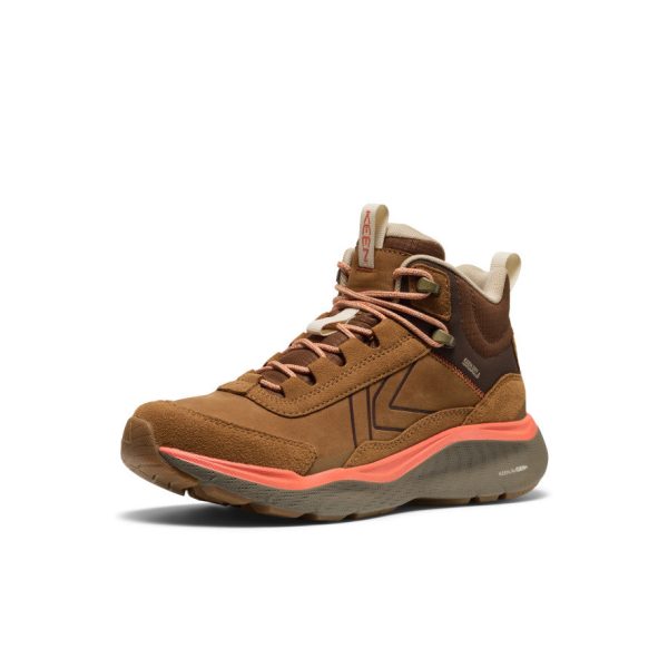 Women's Leiki Waterproof Leather Hiking Boot  |  Chipmunk/Bison - Image 3