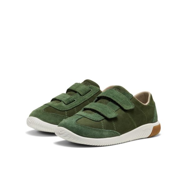 Big Kids' KNX T-Toe Sneaker  |  Bronze Green/Star White - Image 2