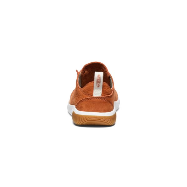 Little Kids' KNX Leather Sneaker  |  Gold Flame/Star White - Image 5