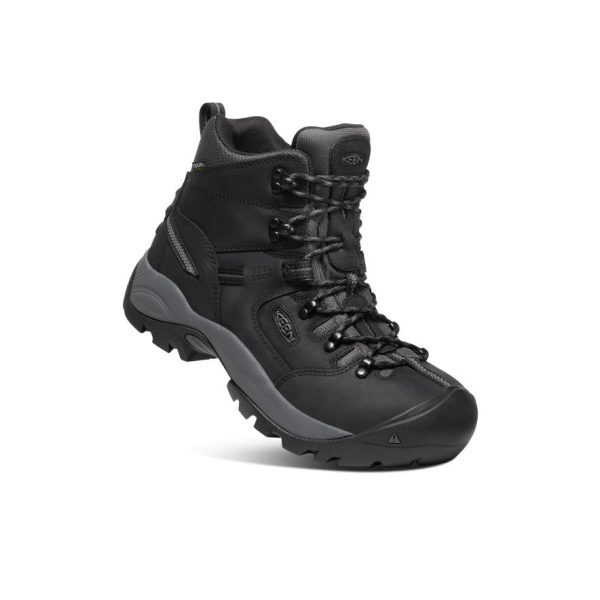 Men's Pittsburgh Energy 6 Waterproof Boot (Carbon Toe)  |  Black/Forged Iron - Image 3