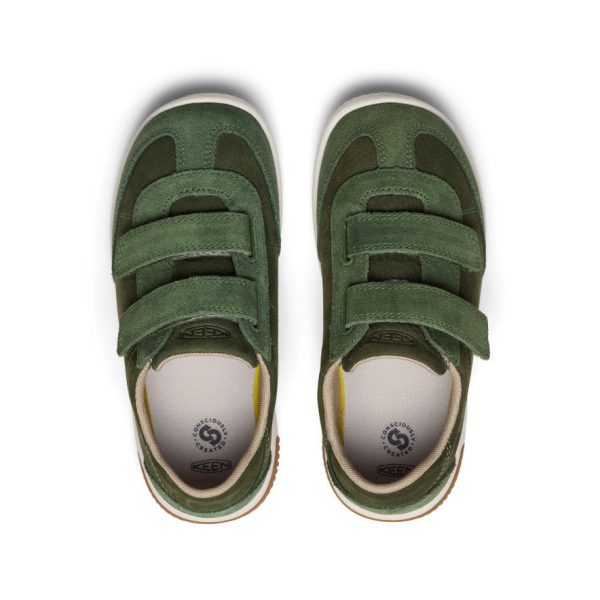 Big Kids' KNX T-Toe Sneaker  |  Bronze Green/Star White - Image 4