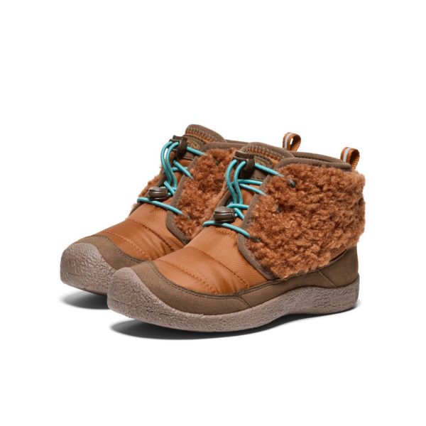 Big Kids' Howser II Waterproof Chukka  |  Roasted Pecan/Dark Earth - Image 2