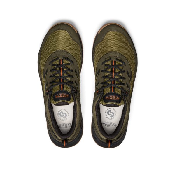 Men's Hightrail Waterproof Hiking Shoe  |  Winter Moss/Gold Flame - Image 4