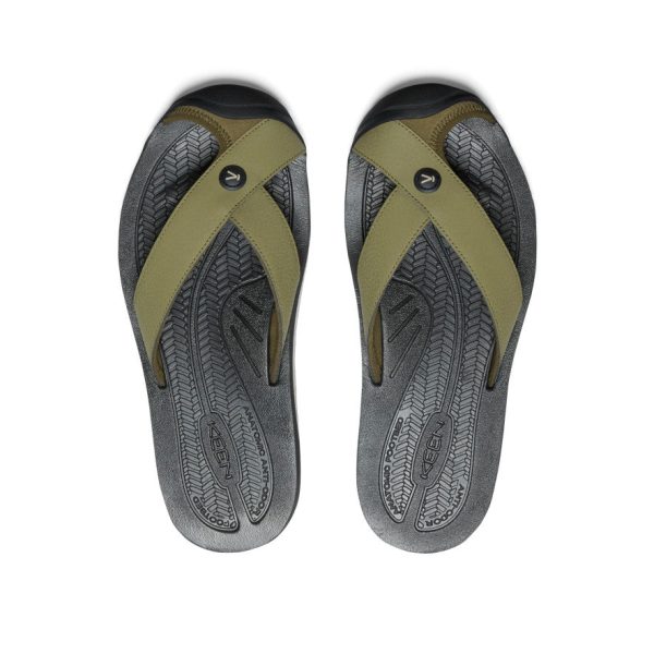 Men's Barbados Flip-Flop  |  Martini Olive/Black - Image 4