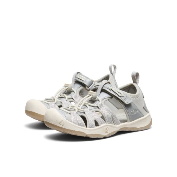 Little Kids' Moxie Sandal  |  Silver - Image 2