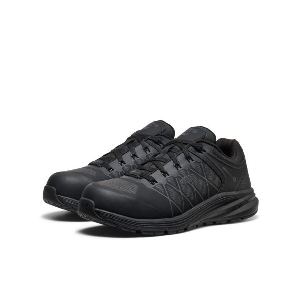 Men's Vista Energy XT Work Sneaker INT MET (Carbon Toe)  |  Black/Magnet - Image 2