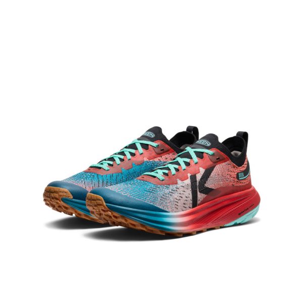 Men's Seek Trail Running Shoe  |  Grenadine/Ocean Depths - Image 2