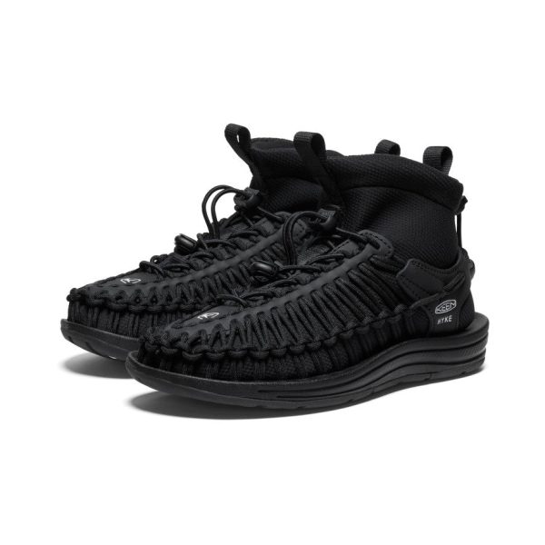 Women's UNEEK High Top x HYKE  |  HYKE Black - Image 2