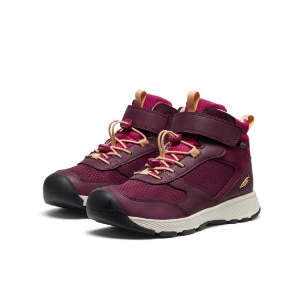 Big Kids' Skua Waterproof Boot  |  Fig/Peach Fuzz - Image 2