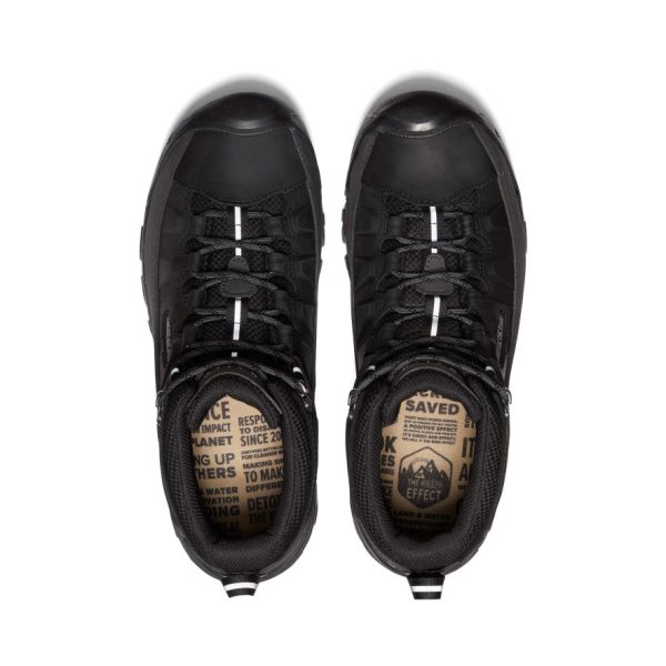 Men's Targhee III Waterproof Mid  |  Triple Black - Image 4