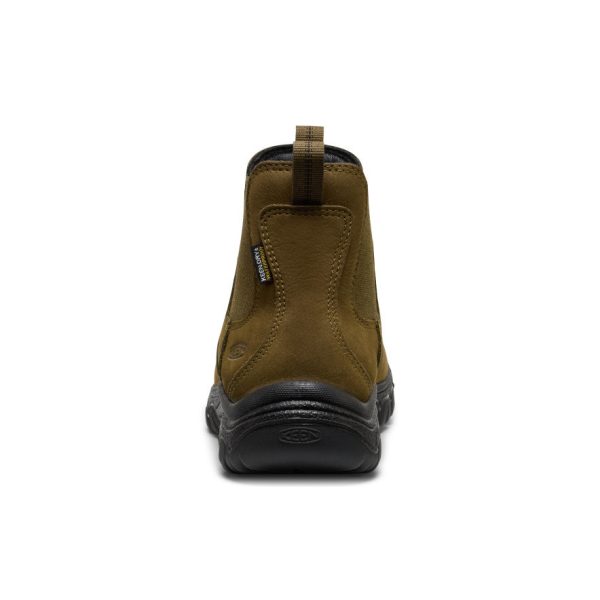 Women's Greta II Waterproof Chelsea  |  Dark Olive/Black - Image 4