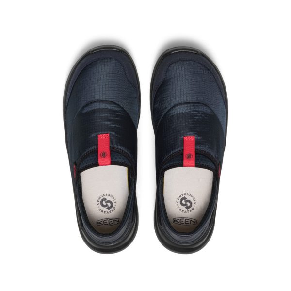 Men's Whyser Slip-On  |  Sky Captain/Racing Red - Image 4