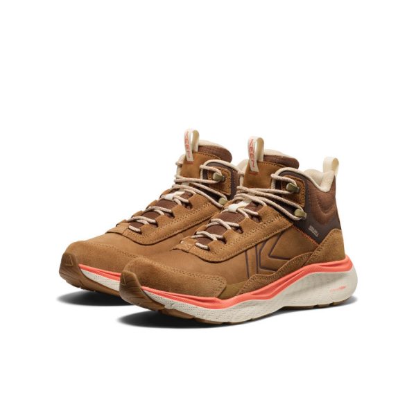 Women's Leiki Waterproof Leather Hiking Boot  |  Chipmunk/Birch - Image 2