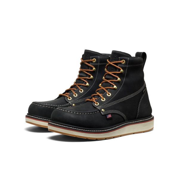 Men's Liberty 6 Waterproof Boot (Carbon Toe)  |  Black/Gum - Image 2