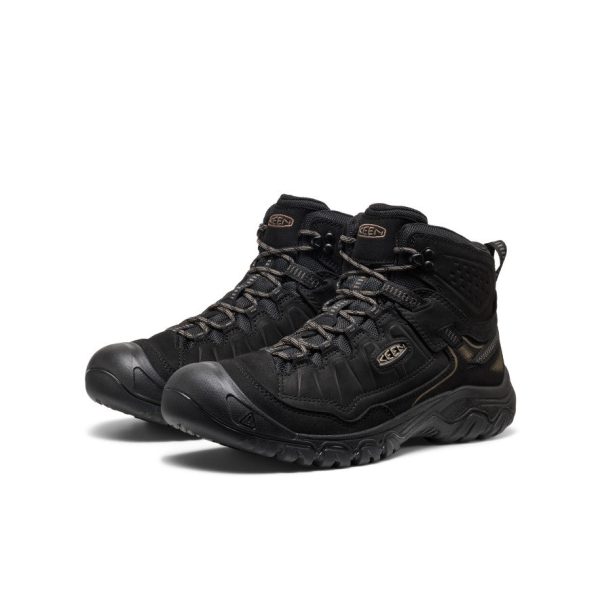 Men's Targhee IV Waterproof Hiking Boot  |  Triple Black - Image 2