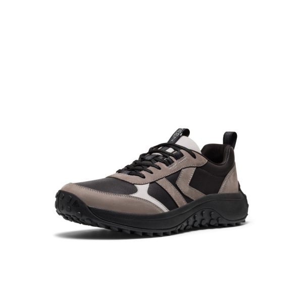 Men's KS86 Leather Sneaker  |  Black/Steel Grey - Image 3