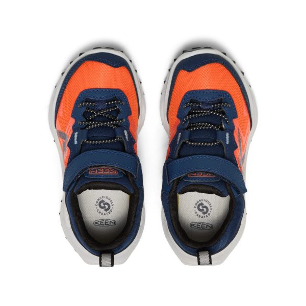 Little Kids' Zionic Waterproof Shoe  |  Naval Academy/Scarlet Ibis - Image 4