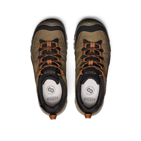 Men's Targhee IV Waterproof Hiking Shoe  |  Sea Turtle/Roasted Pecan - Image 4