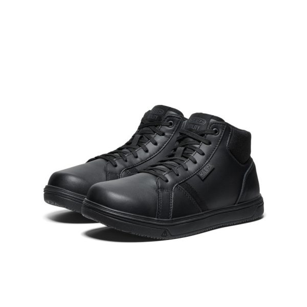 Men's PTC Kenton Mid Work Shoe (Soft Toe)  |  Black/Black - Image 2