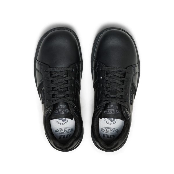 Women's Kenton WTX Work Shoe (Soft Toe)  |  Black/Black - Image 4