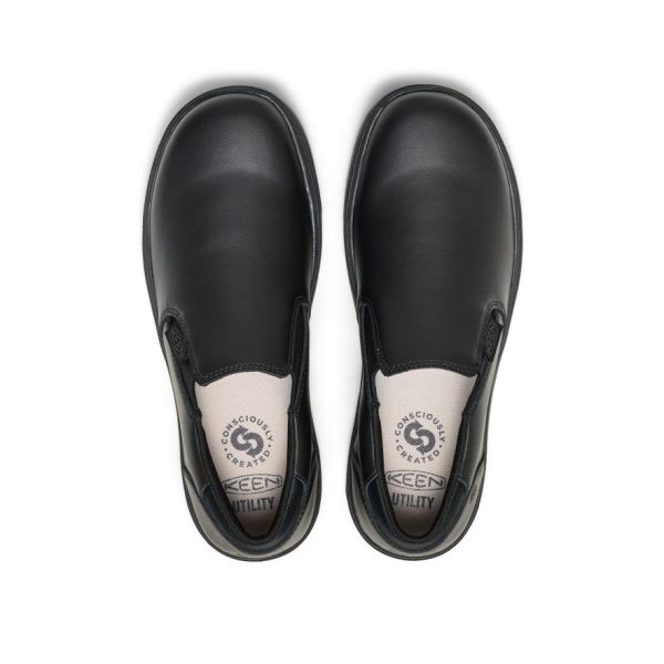 Men's Kenton Shift WTX Work Shoe (Soft Toe)  |  Black/Black - Image 4