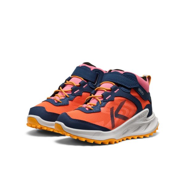 Little Kids' Zionic Waterproof Hiker  |  Naval Academy/Nasturtium - Image 2