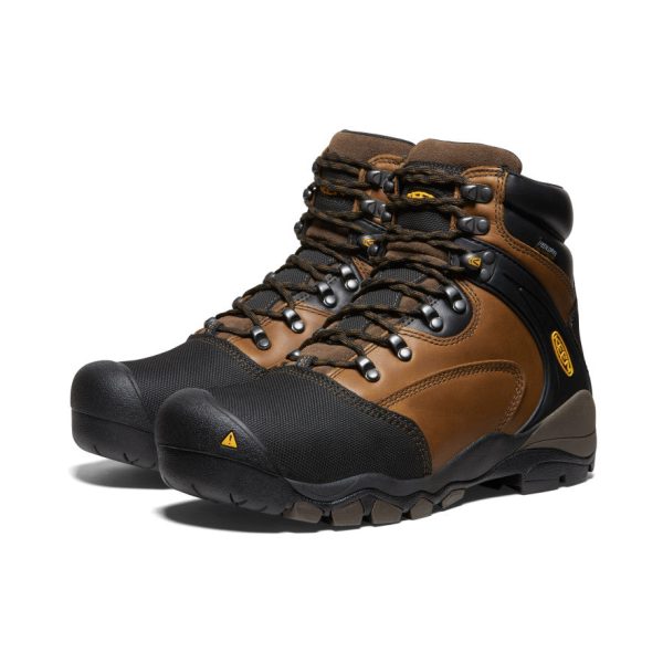 Men's Louisville 6 MET Waterproof Boot (Steel Toe)  |  Slate Black - Image 2