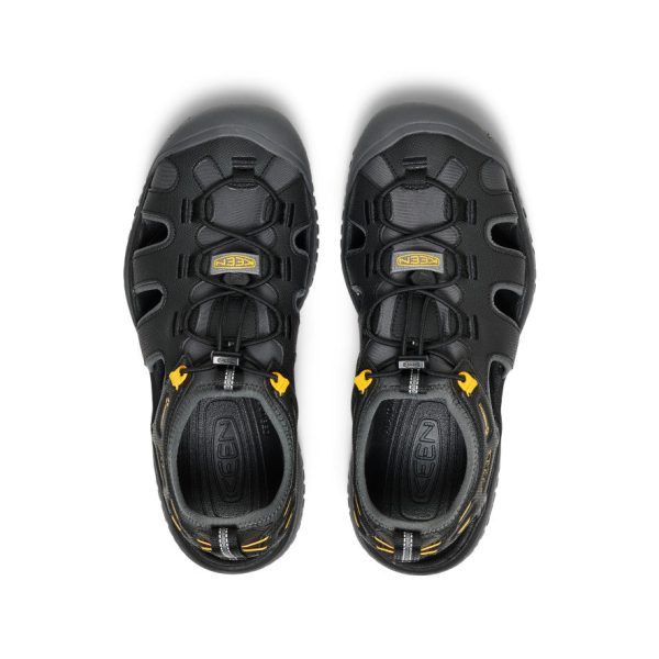 Men's SOLR Sandal  |  Black/Gold - Image 3