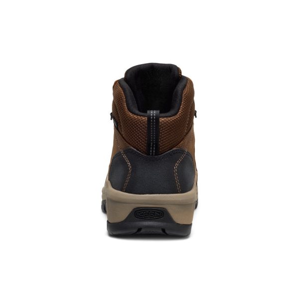 Men's Skokie Waterproof Work Boot (Carbon Toe)  |  Dark Earth/Black - Image 5
