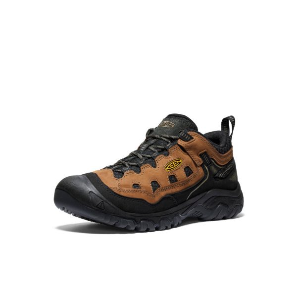 Men's Targhee IV Vented Hiking Shoe  |  Bison/Golden Yellow - Image 3