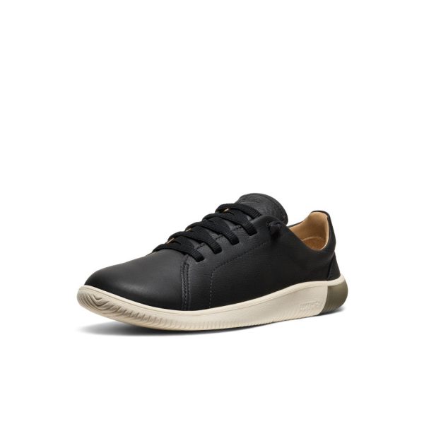 Men's KNX Leather Sneaker  |  Black/Star White - Image 2