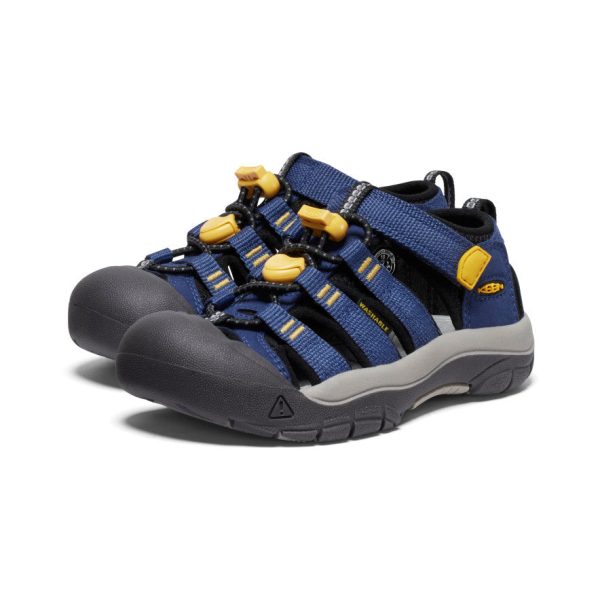 Little Kids' Newport H2  |  Naval Academy/KEEN Yellow - Image 2