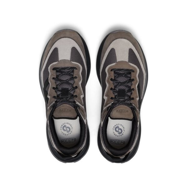 Men's WK500 Leather Walking Shoe  |  Steel Grey/Black - Image 4