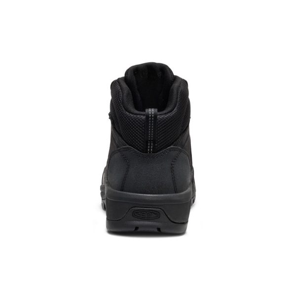 Men's Skokie Waterproof Work Boot (Soft Toe)  |  Black/Black - Image 5