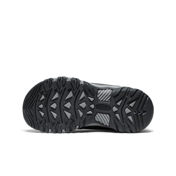 Big Kids' Targhee IV Waterproof Hiking Shoe  |  Black/Steel Grey - Image 6