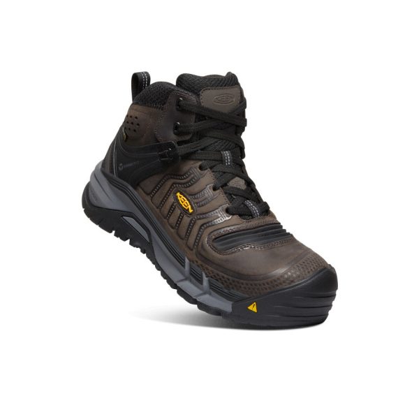 Men's Kansas City+ Waterproof Mid (Carbon Toe)  |  Coffee Bean/Black - Image 3