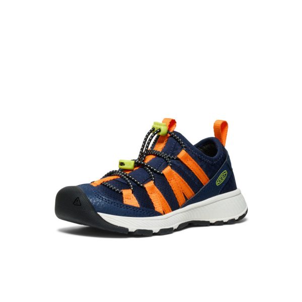 Little Kids' Motozoa Sneaker  |  Naval Academy/Bright Marigold - Image 3
