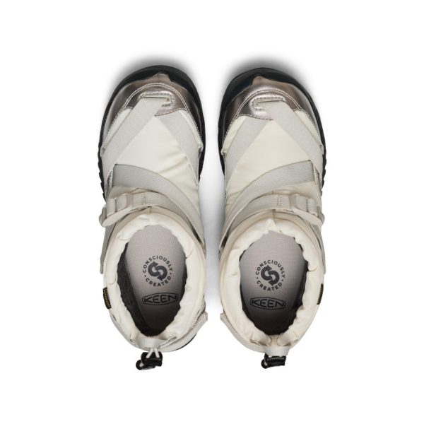 Women's Hoodzerra II Waterproof Boot  |  Star White/Silver - Image 4
