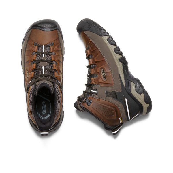 Men's Targhee III Waterproof Mid  |  Chestnut/Mulch - Image 4